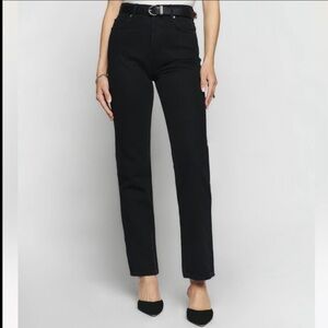 Reformation High And Skinny Womens Jeans Black Soft Stretchy size 26